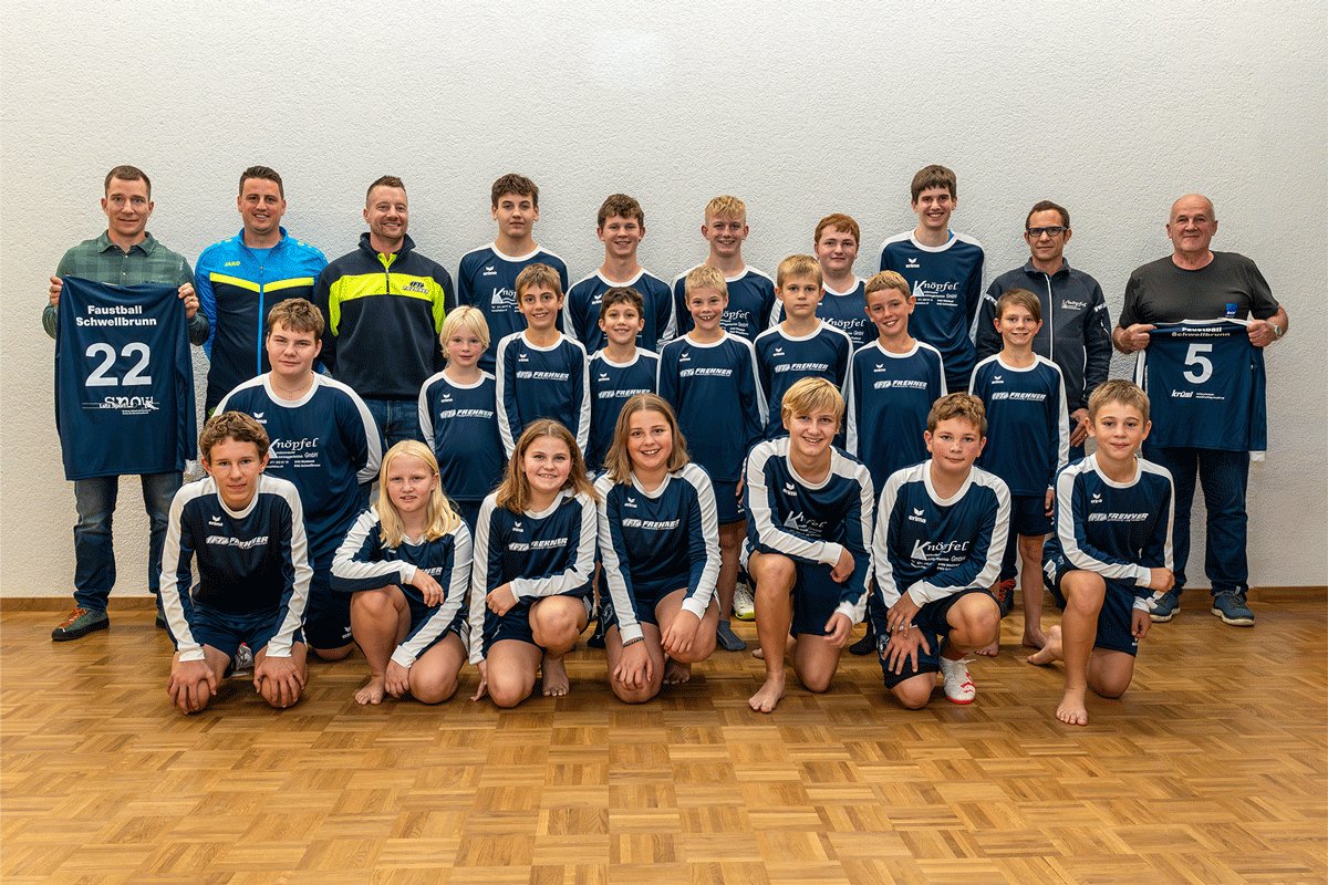 Nachwuchs Mannschaften komplett